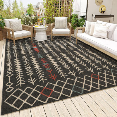 Evette Rios X LR Home Tribal Eclectic 24"X36" Indoor Outdoor Rectangular Accent Rug