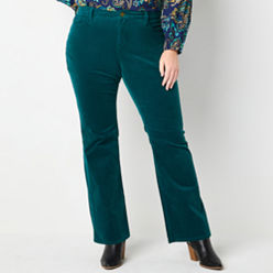 St. John's Bay Corduroy Pants Blue Pants for Women - JCPenney