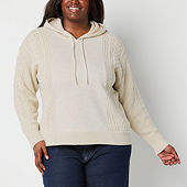 Jcpenney plus size sweaters best sale