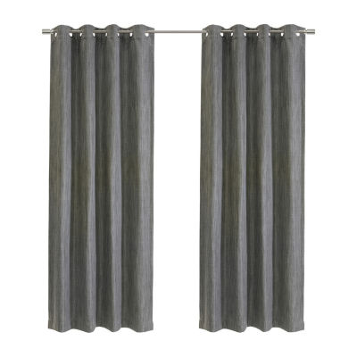 Bryson Energy Saving Blackout Grommet Top Single Curtain Panel