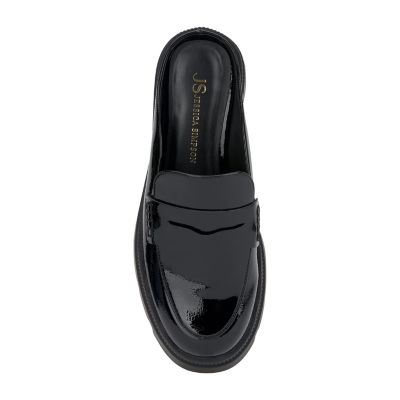 新品 matthews マシューズ 黒紗 6x6’ (約1.8mx1.8m) JS Jessica Simpson Unne Womens Moc Closed Toe Mules, Color: Black