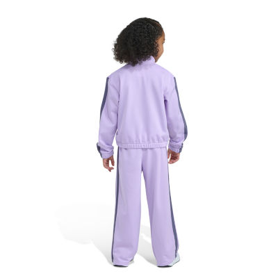 adidas Big Kid Girls 2-pc. Track Suit, Color: Powder Plum - JCPenney