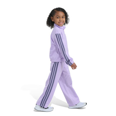 adidas Big Kid Girls 2-pc. Track Suit, Color: Powder Plum - JCPenney