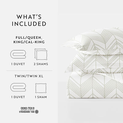 Casual Comfort Ultra Soft Alps Chevron Duvet Set