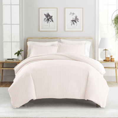 Casual Comfort Premium Ultra Soft Classic Pink Pattern Duvet Cover Set