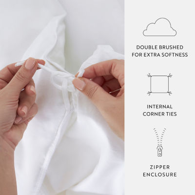 Casual Comfort Premium Ultra Soft Quatrefoil Pattern Duvet Cover Set