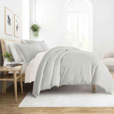 Casual Comfort Premium Ultra Soft Quatrefoil Pattern Duvet Cover Set