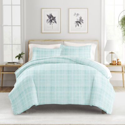 Casual Comfort™ Premium Ultra Soft Thatch Pattern Duvet Cover Set