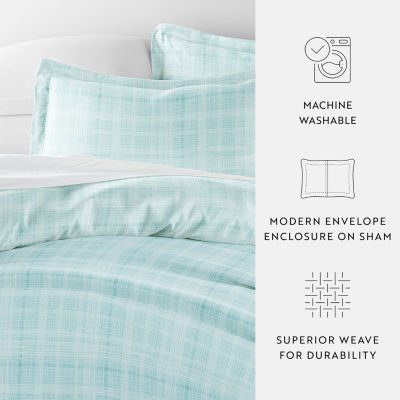 Casual Comfort™ Premium Ultra Soft Thatch Pattern Duvet Cover Set