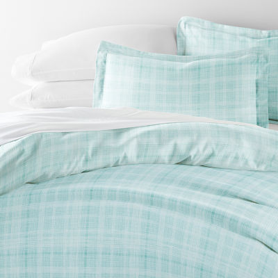 Casual Comfort™ Premium Ultra Soft Thatch Pattern Duvet Cover Set