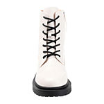 Journee Collection Womens Chandlerr Combat Boots Block Heel