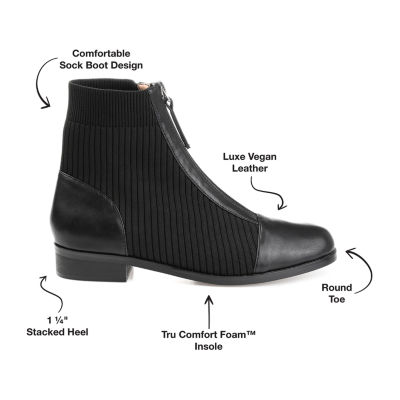 Journee Collection Womens Bexlie Stacked Heel Booties