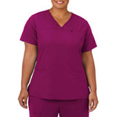 Skechers Dignity 1-Pocket Womens V Neck Stretch Fabric Moisture Wicking  Short Sleeve Scrub Top - JCPenney