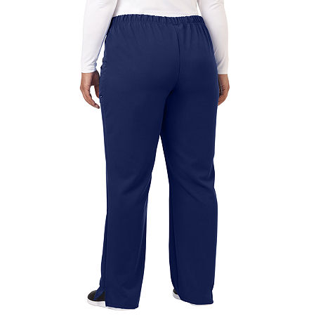 Jockey 2377 Womens Plus Stretch Fabric Scrub Pants, Xx-large, Blue