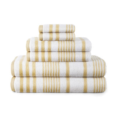 Linden Street Performance Antimicrobial Treated 4-PC Bath Towel Set -  JCPenney