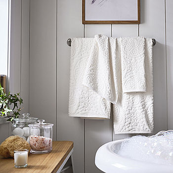 Linden Street Organic Cotton Sculpted Bath Towel - JCPenney