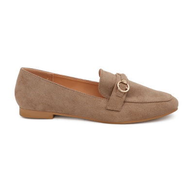 Yoki Womens Edline-10 Moc Closed Toe Ballet Flats