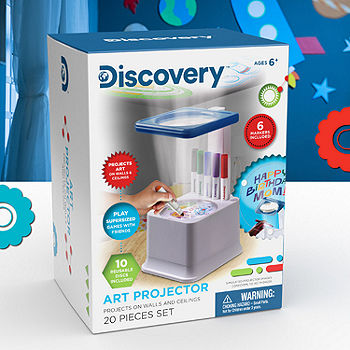 Discovery Kids Art Tracing Projector Kit for Kids 32 Stencils and 12  Markers Included Easy Portable Sketch Machine, Color: Blue - JCPenney