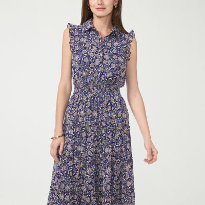 Sam And Jess Womens Sleeveless Floral Maxi Dress