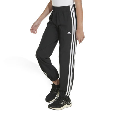 adidas Big Girls Mid Rise Regular Fit Drawstring Pants