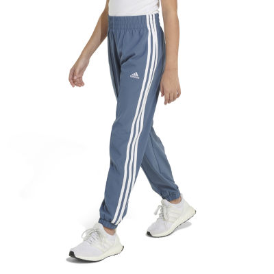 adidas Big Kid Girls Mid Rise Cuffed Drawstring Pant