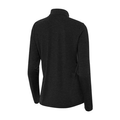 Antigua Bright Womens Mock Neck Long Sleeve Active Quarter-Zip Pullover