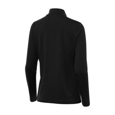 Antigua Reprocess Womens Mock Neck Long Sleeve Active Quarter-Zip Pullover