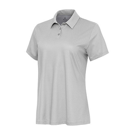 Antigua 2024 Blank Essentials Womens Short Sleeve Polo Shirt, X-large, Gray