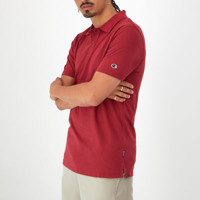 Champion Mens Crew Neck Short Sleeve Polo Shirt