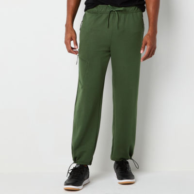 Xersion Scuba Open Bottom Mens Mid Rise Moisture Wicking Workout Pant