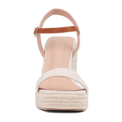 New York & Company Womens Unita Wedge Sandals
