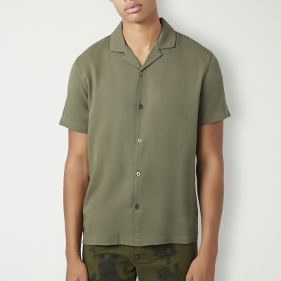 Forever 21 Mens Short Sleeve Button-Down Shirt