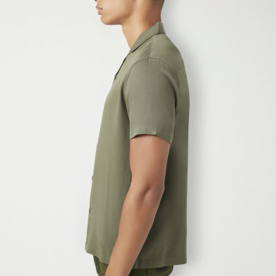 Forever 21 Mens Short Sleeve Button-Down Shirt