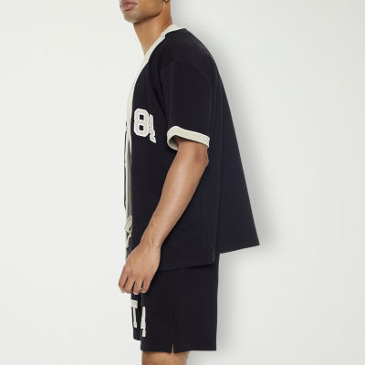 Forever 21 Est Logo Mens Short Sleeve Jersey