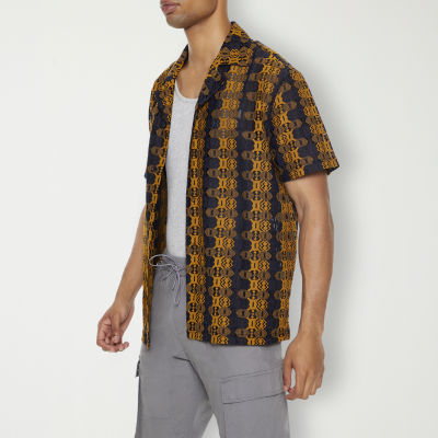 Forever 21 Mens Short Sleeve Button-Down Shirt