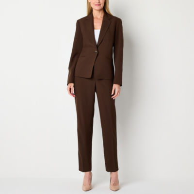 Black Label by Evan-Picone Womens Straight Fit Straight Suit Pant