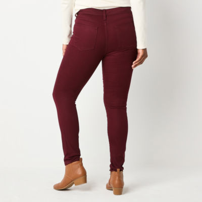 St. John's Bay - Tall Womens Mid Rise Skinny Fit Jean