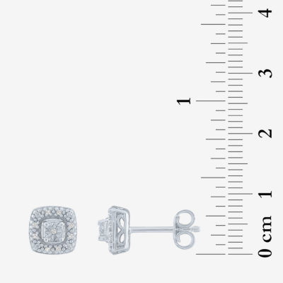 Yes, Please!, (G-H,Si2-I1) Womens 1/10 CT. T.W. Lab Grown White Diamond Sterling Silver 2-pc. Jewelry Set