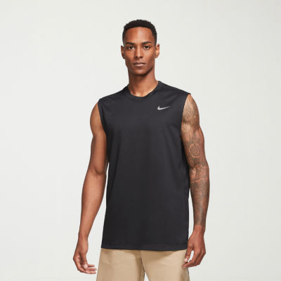 Nike Mens Crew Neck Sleeveless Dri-Fit Muscle T-Shirt