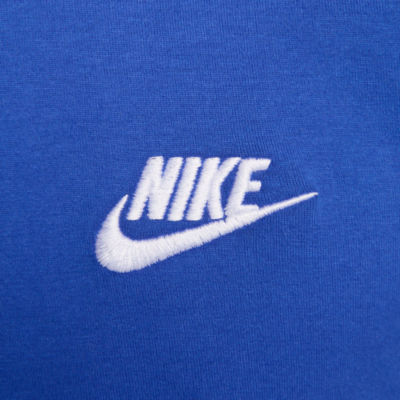 Nike Sportswear Club Mens Crew Neck Long Sleeve Quick Dry Active T-Shirt
