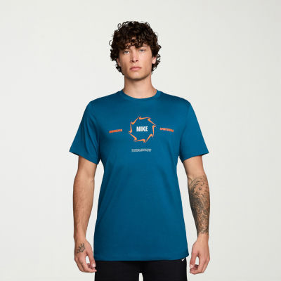 Nike Just Do It Mens Crew Neck Short Sleeve Regular Fit Graphic T-Shirt