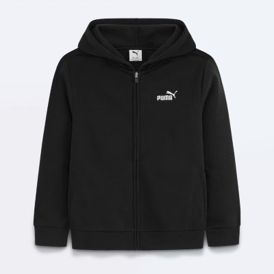 PUMA Big Kid Boys Long Sleeve Fleece Zipper Active Hoodie