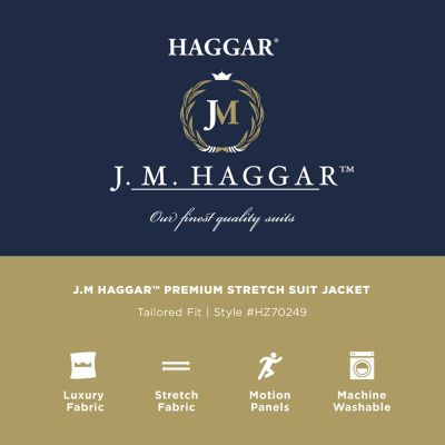 Haggar JMH Tailored Prominent Twill Mens Modern Fit Suit Jacket