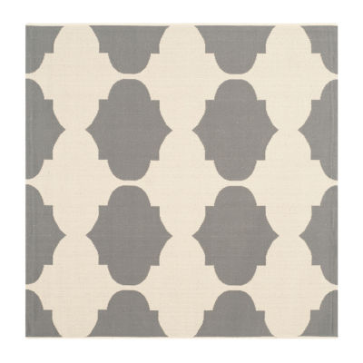 Safavieh Courtyard Collection Celina Geometric Indoor/Outdoor Square Area Rug