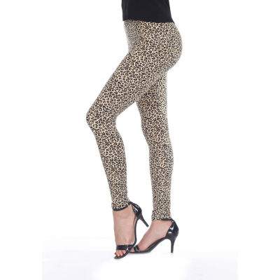 White Mark Womens Mid Rise 26" Full Length Leggings