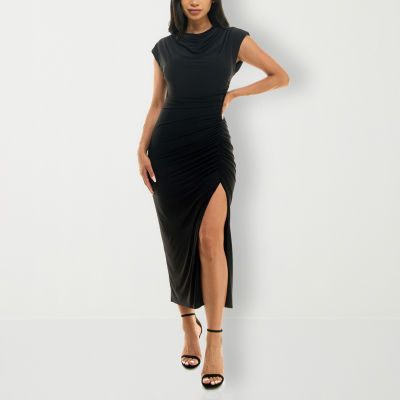 Premier Amour Long Sleeve Jumpsuit, Color: Black - JCPenney