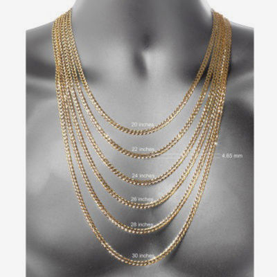 Made in Italy 24K Gold Over Silver Sterling Silver 24 Inch Solid Rope Chain  Necklace - JCPenney