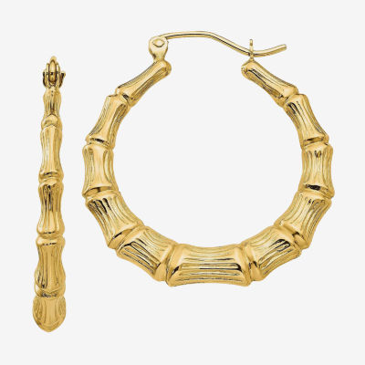 14K Gold 20mm Hoop Earrings