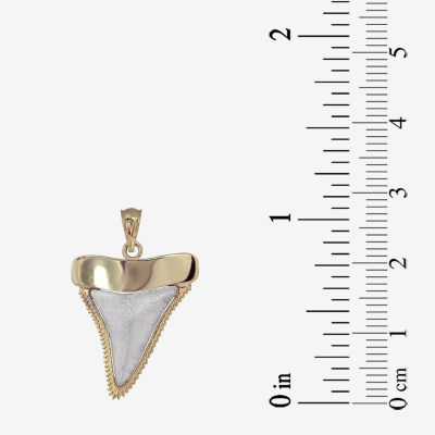 Shark Tooth Womens 14K Gold Pendant