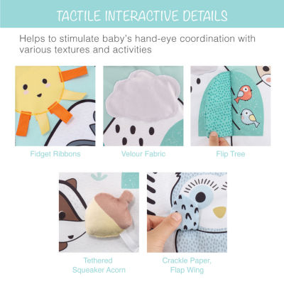 The Peanutshell Woodland Baby Activity Center